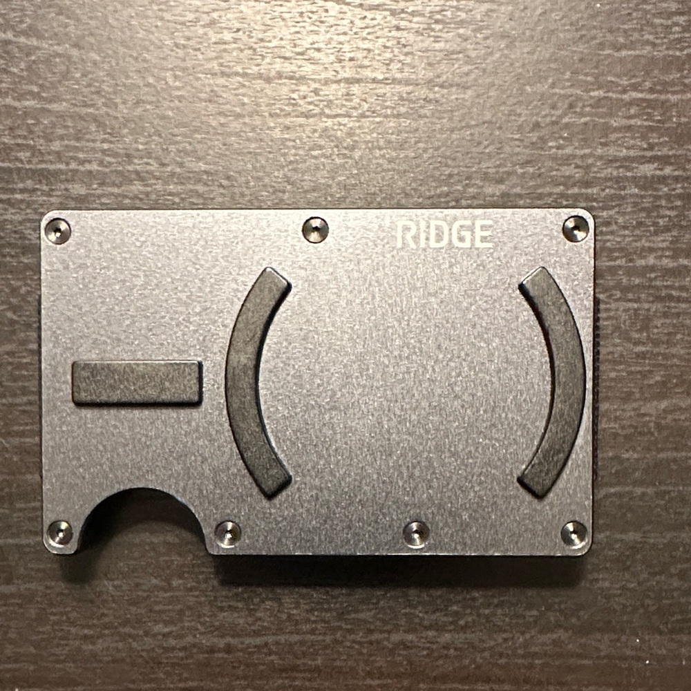 Ridge wallet for Magsafe - silver